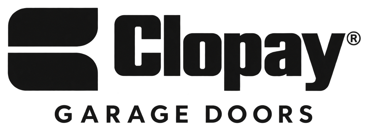 Clopay garage door brand logo