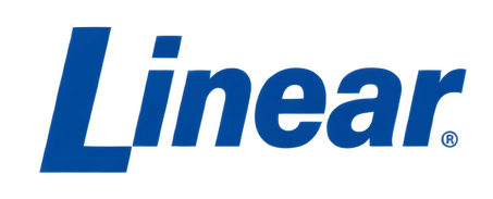 Linear garage door opener brand logo
