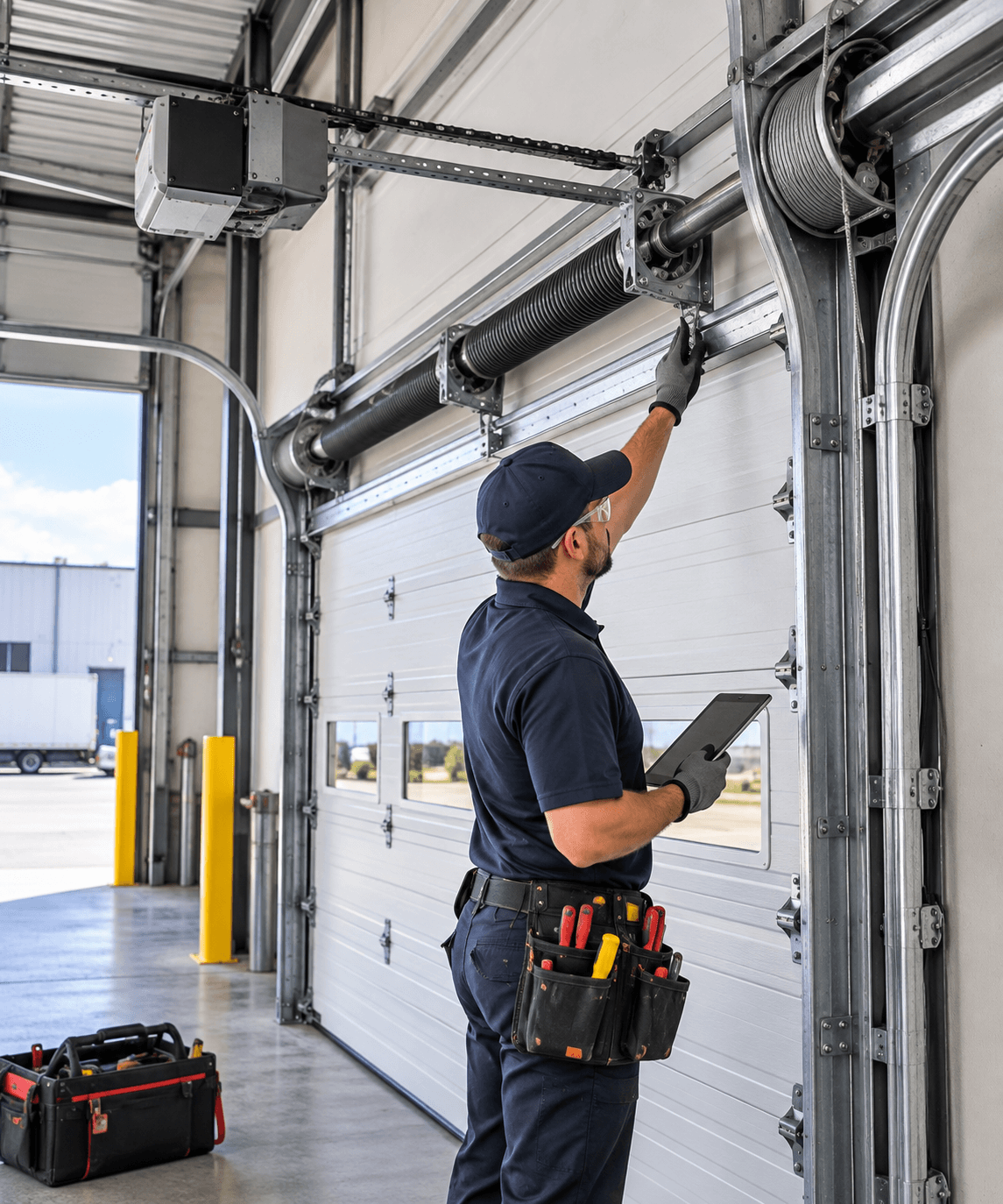 Garage door cable drums and bottom fixtures in Rosharon TX
