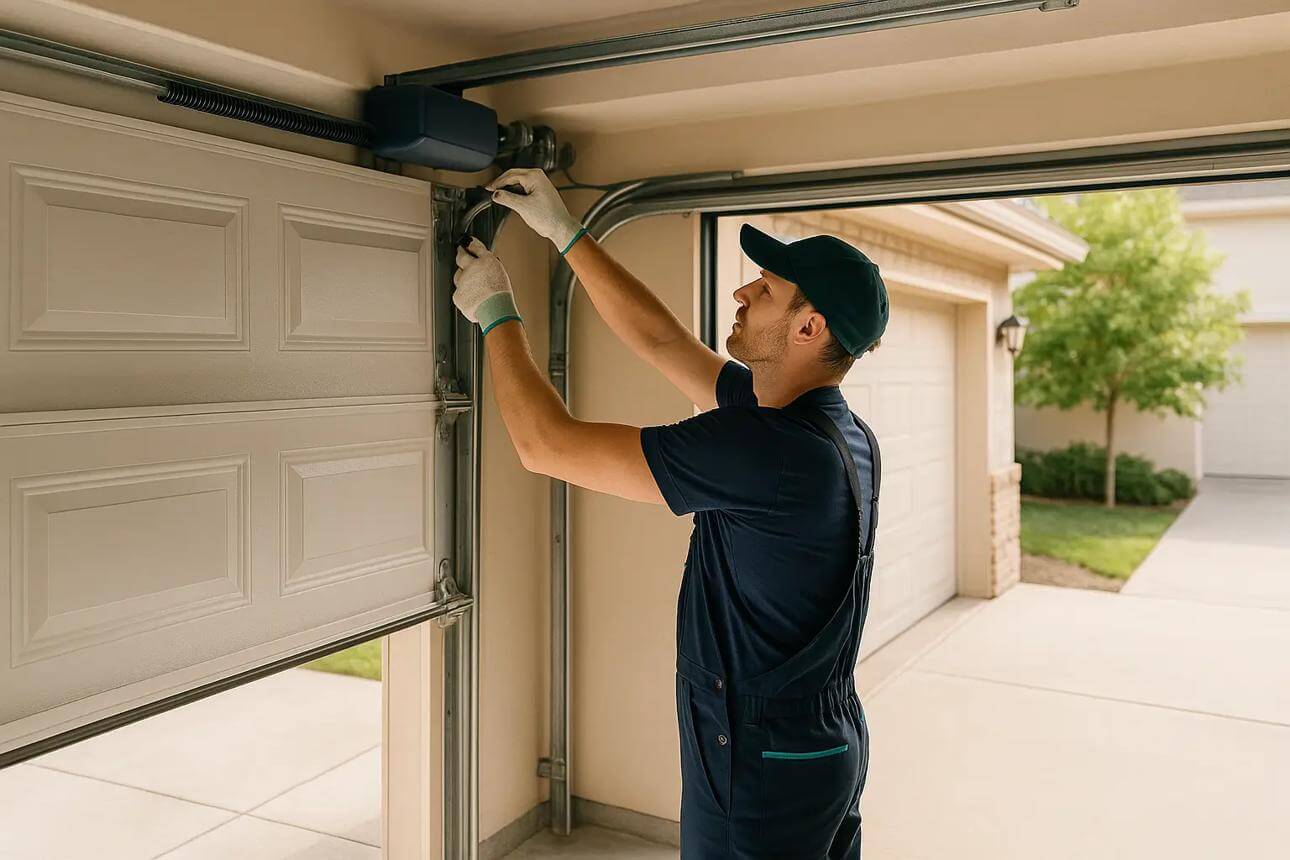 Emergency garage door repair in Rosharon TX