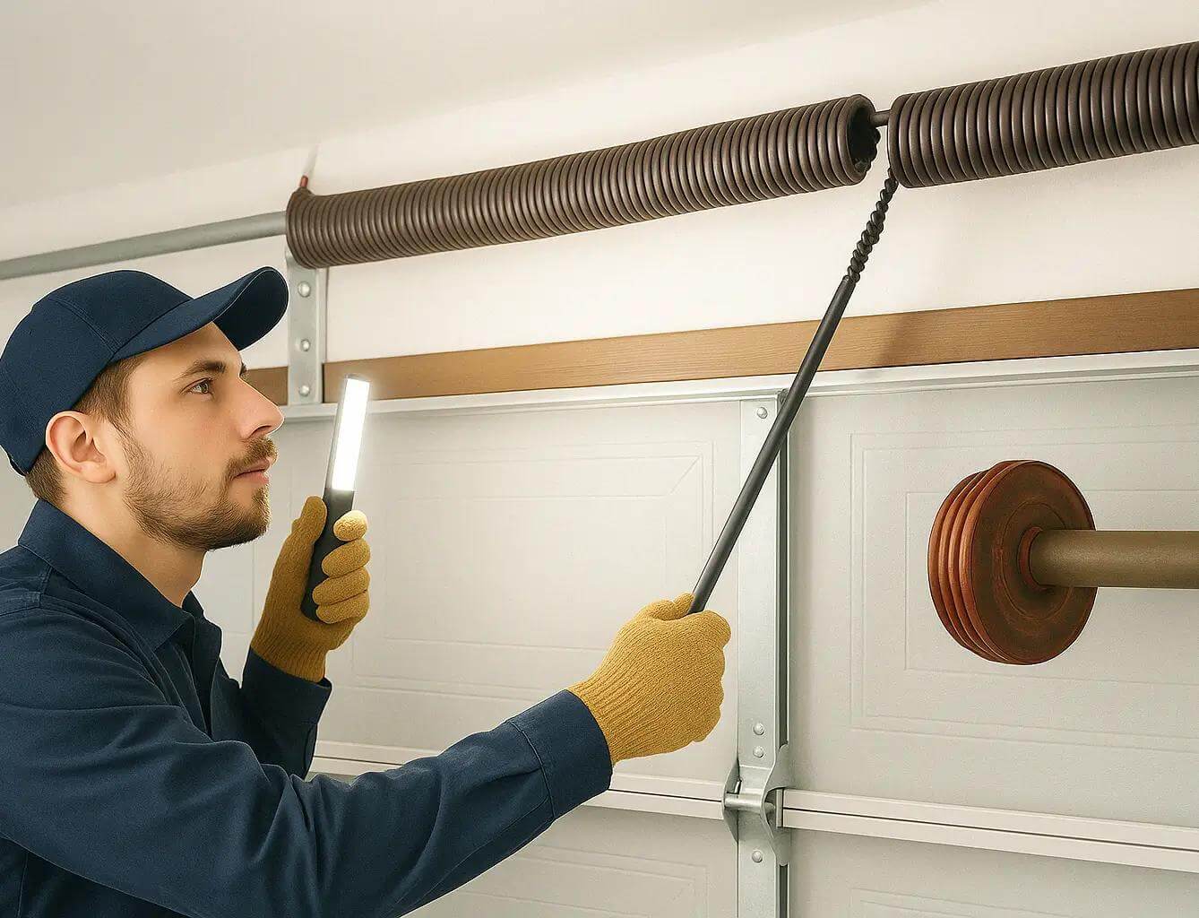 Emergency garage door service in Rosharon TX