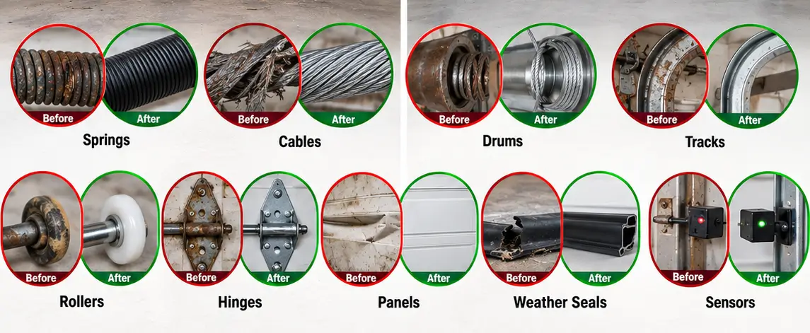 Garage door parts and hardware in Rosharon TX