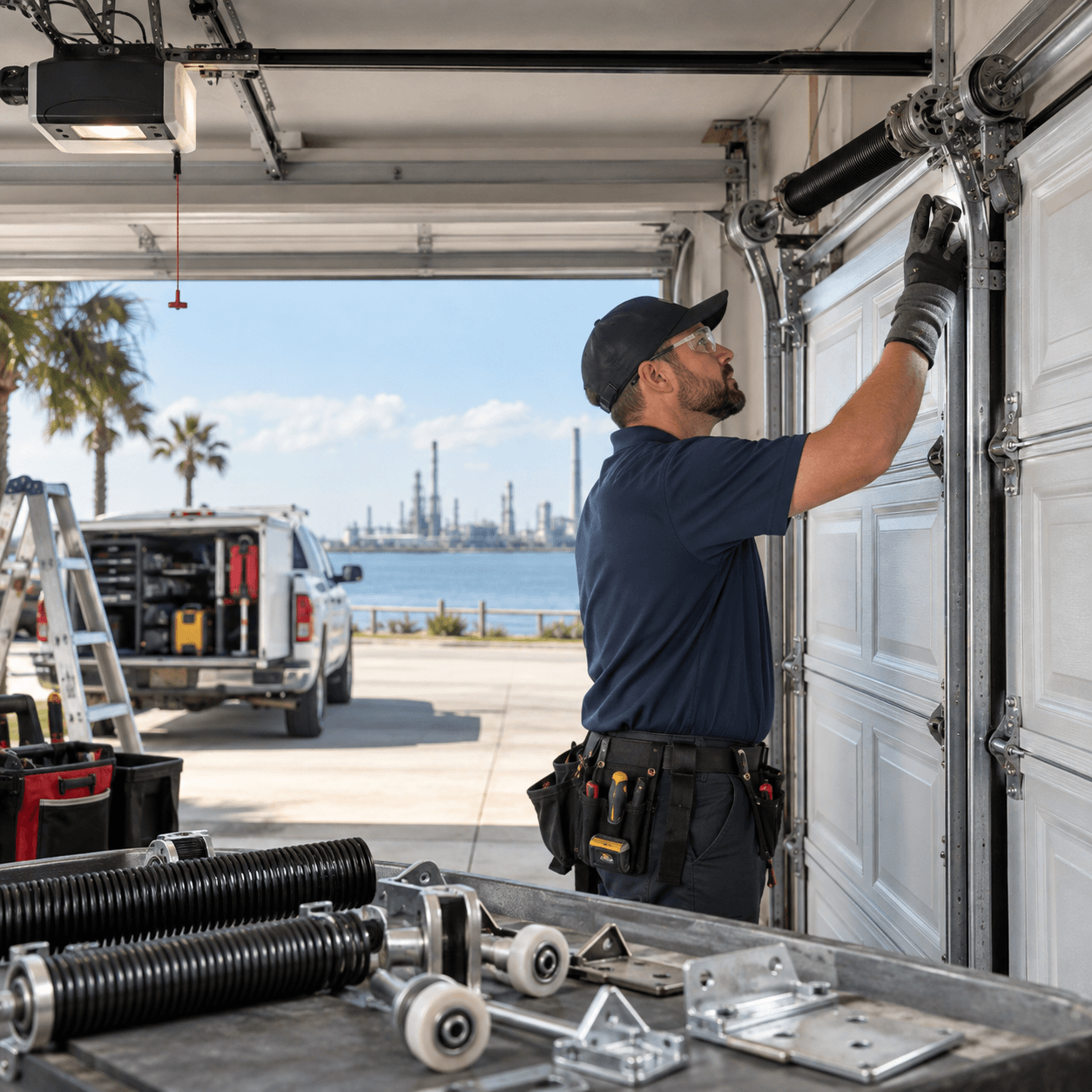 Garage door remote and keypad service in Rosharon TX