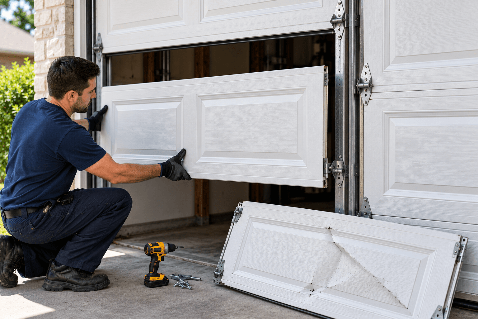 Garage Door Panel Repair Rosharon TX
