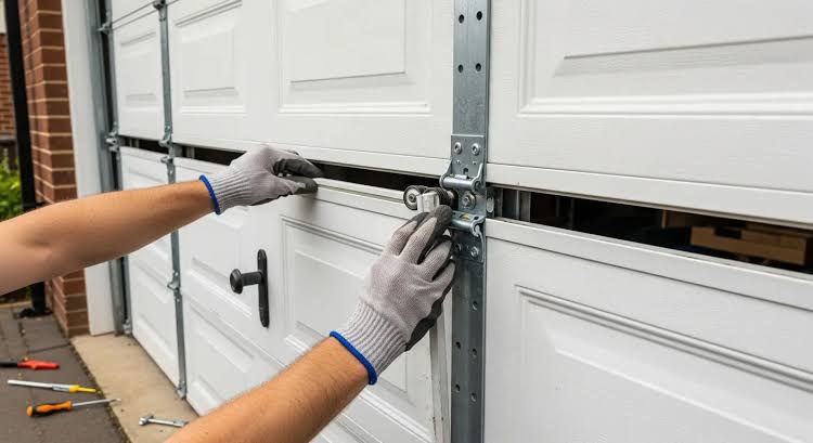 Individual garage door panel replacement in Rosharon TX