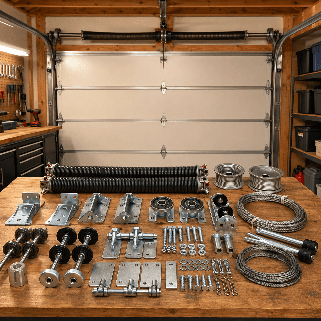 Garage door lift cables and drums in Rosharon TX