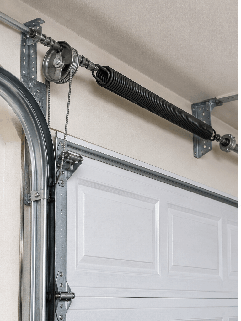 Spring garage door repair services in Rosharon TX